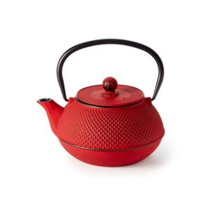 theiere-en-fonte-80cl-pointille-rouge